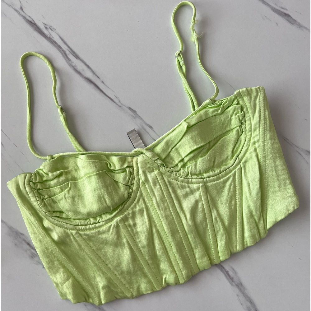 Lumina Lime Green Blouse